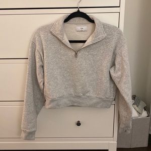 TNA (Aritzia) Perfect 1/4 Zip Sweatshirt